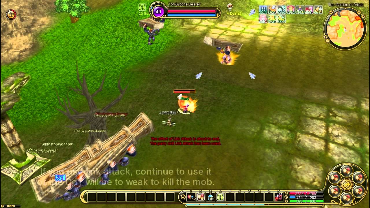 FlyFF: How to level fast with DoT Skill: Flame Geyser