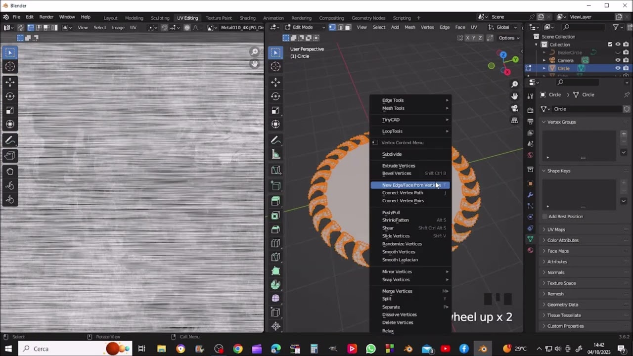 Circular saw blade Blender 3