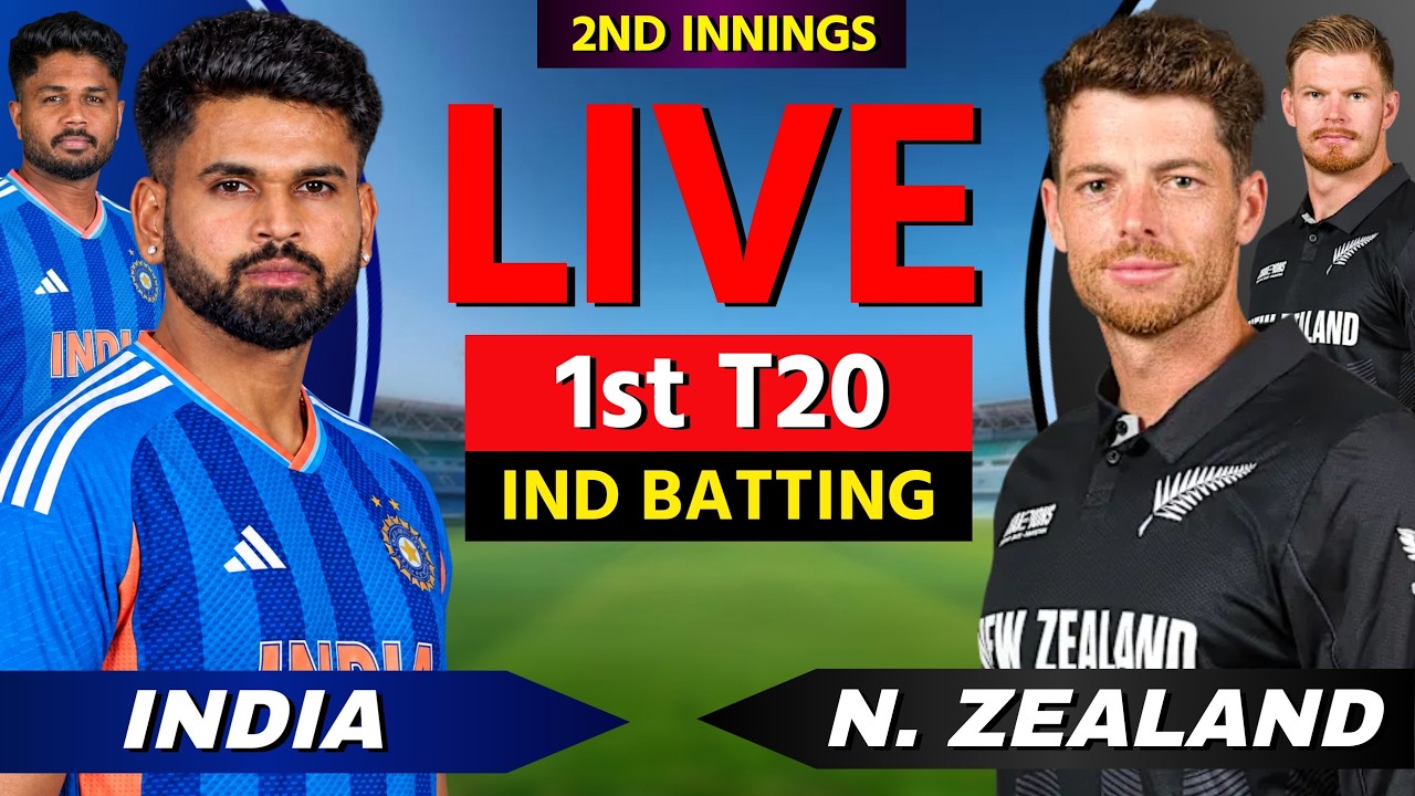 🔴 India vs West Indies, 1st T20I 2026, Live Cricket Match Scores, Commentary, IND vs NZ, IND BAT