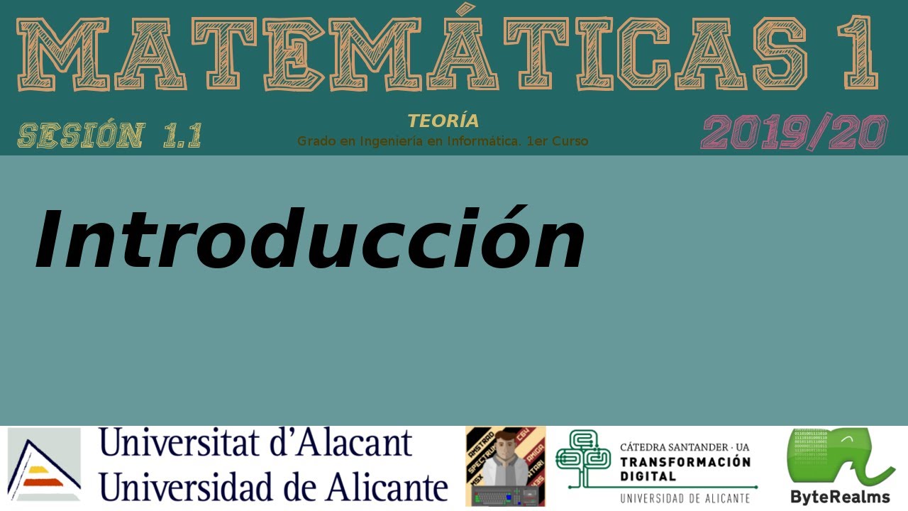 Presentación Matemáticas 1 [1.1|2019]