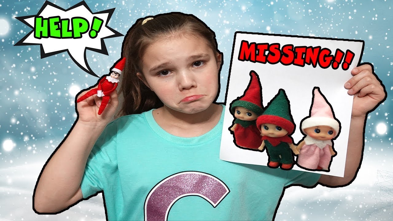 Mean Elf On The Shelf Shrunk My Elf! The Elf Babies Are Missing Save The Elf On The Shelf