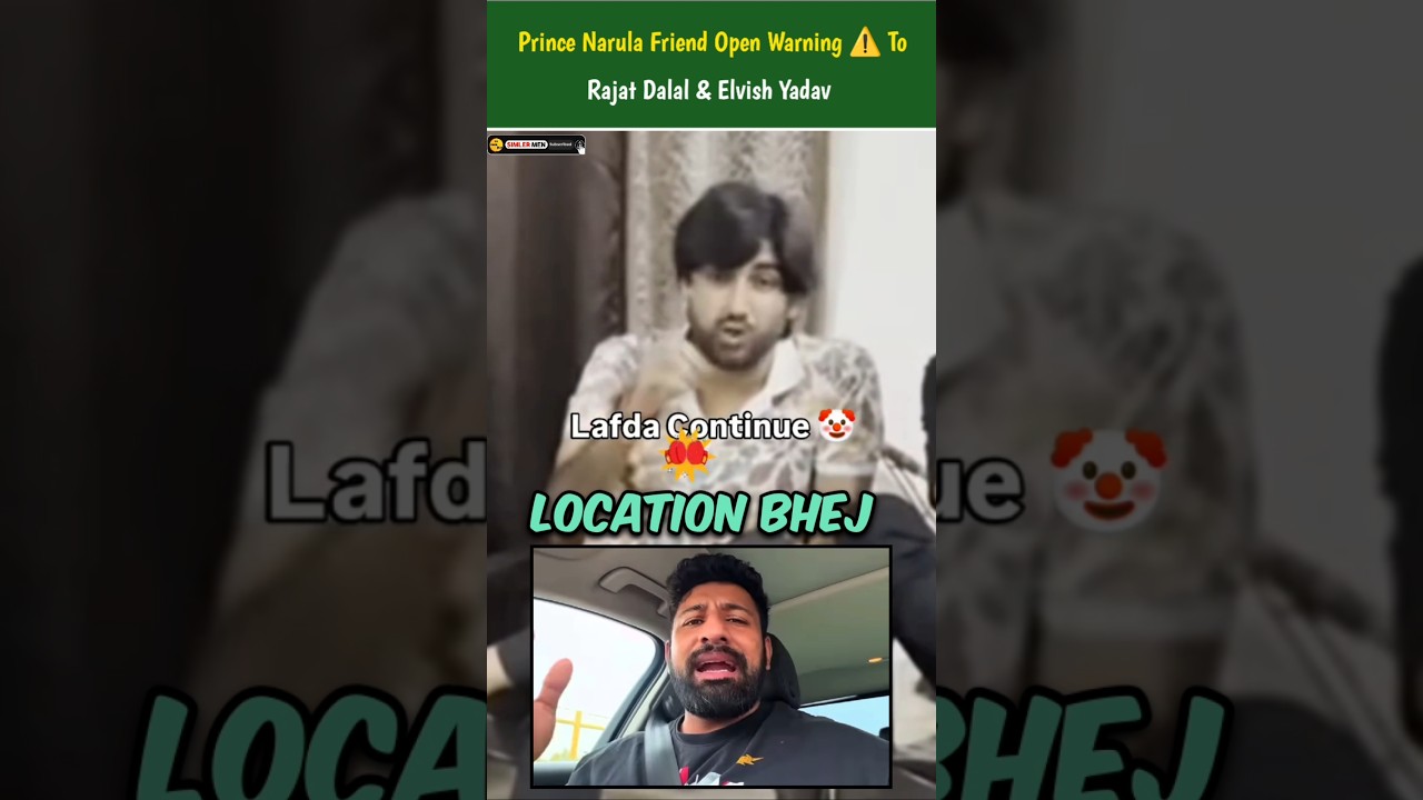 Prince Narula Friend Warning ⚠️ To Rajat Dalal।। elvish Yadav vs prince Narula rodies fight#shorts