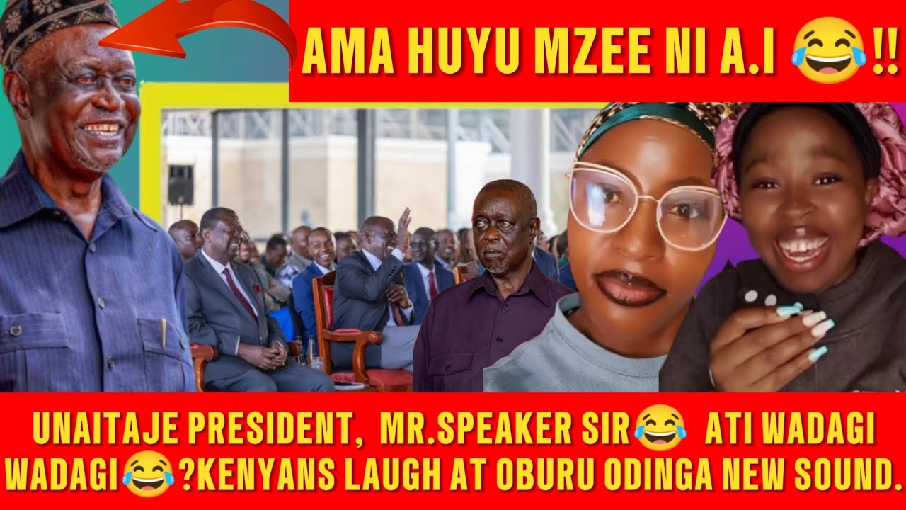 OBURU ODINGA NI A.I HAKI😂;KENYANS REACTS AFTER OBURU ODINGA CALLED PRES.RUTO MR.SPEAKER SIR.😂😂.