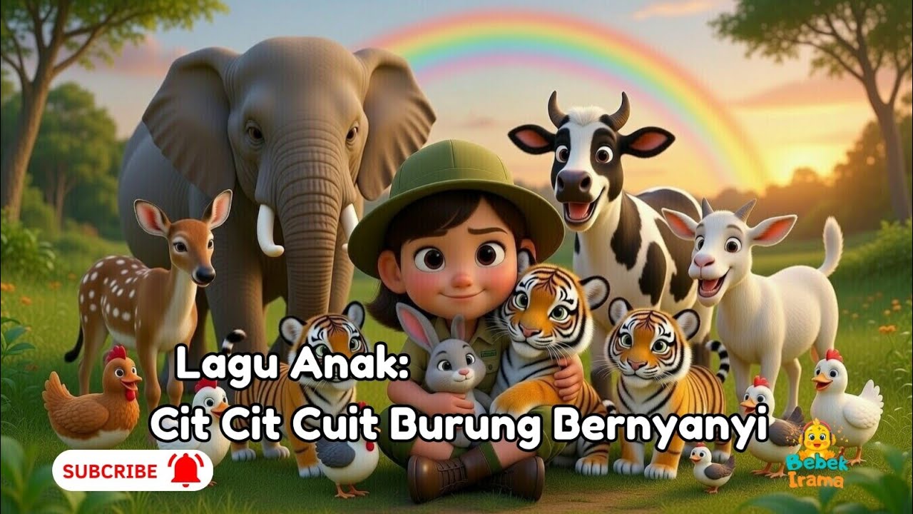 Cit Cit Cuit, Burung Bernyanyi, Bebek Berenang (Lagu anak karya Sunarwan) | Lagu Anak Terpopuler