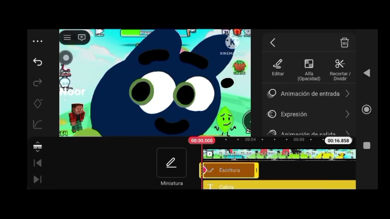 Roblox el Logo KineMaster Algo de Noor Minecraft Cahny @DiegoReyes-z9w dernas Gacher Hacer