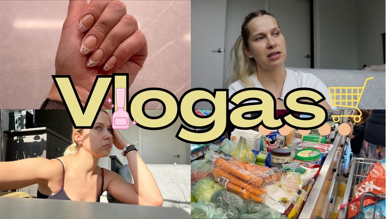 VLOGAS #36: 🛒 Ką nusipirkau parduotuvėje ir 💅 Kaip priauginti nagus namuose arba plepalai