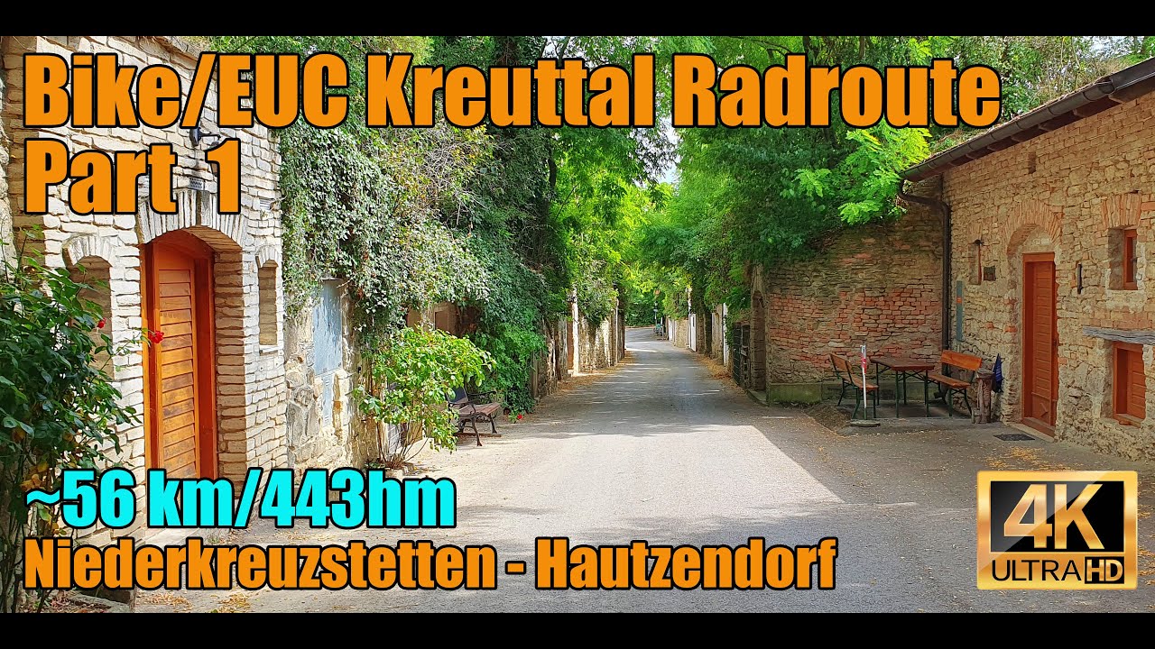 Official 🇦🇹 Bike/EUC Kreuttal Radroute | Part 1 | 4K