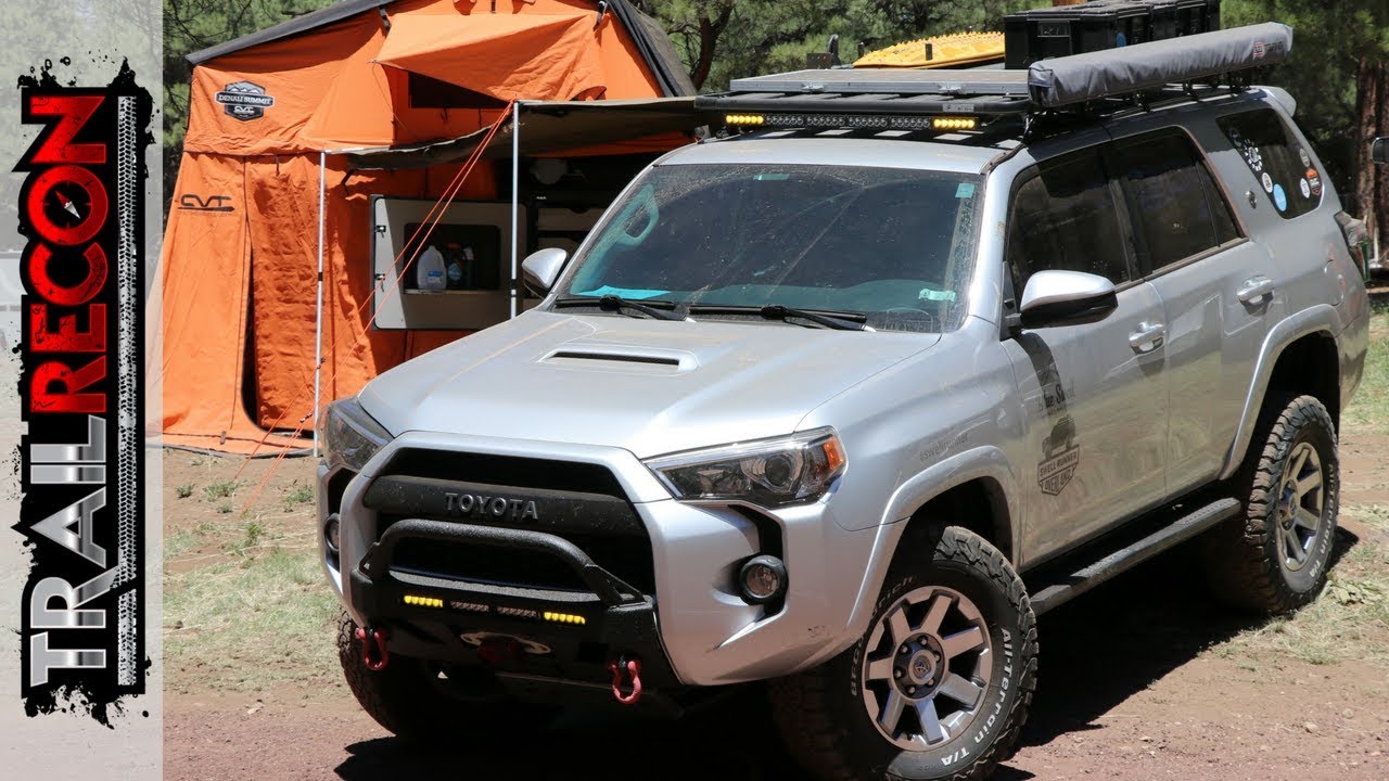Ultimate Overland Built Toyota 4Runner with Turtleback Trailer