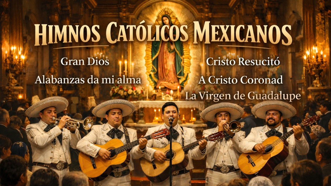 🇲🇽✝️ Himnos Católicos Mexicanos en Mariachi Cristiano | Dominio Público 2026
