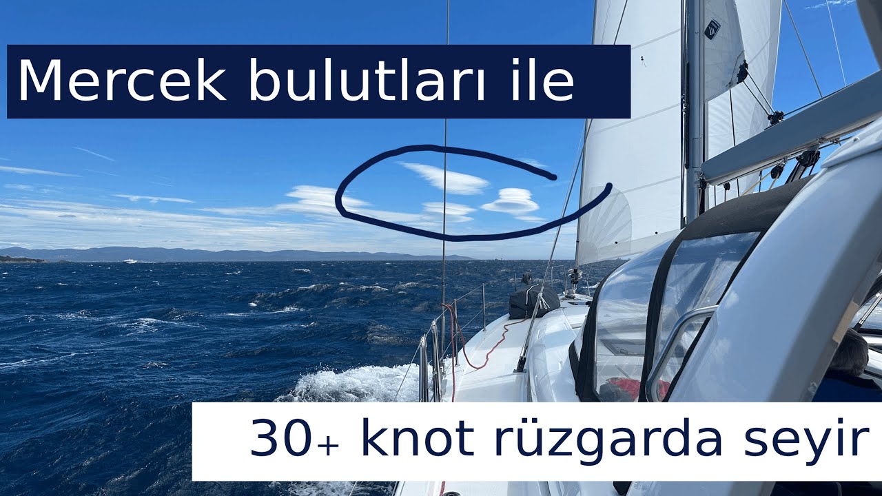 Jeanneau 55 ile Fransa-İtalya - Fırtınamsı Havada Seyir #deniz #boating  #tekne