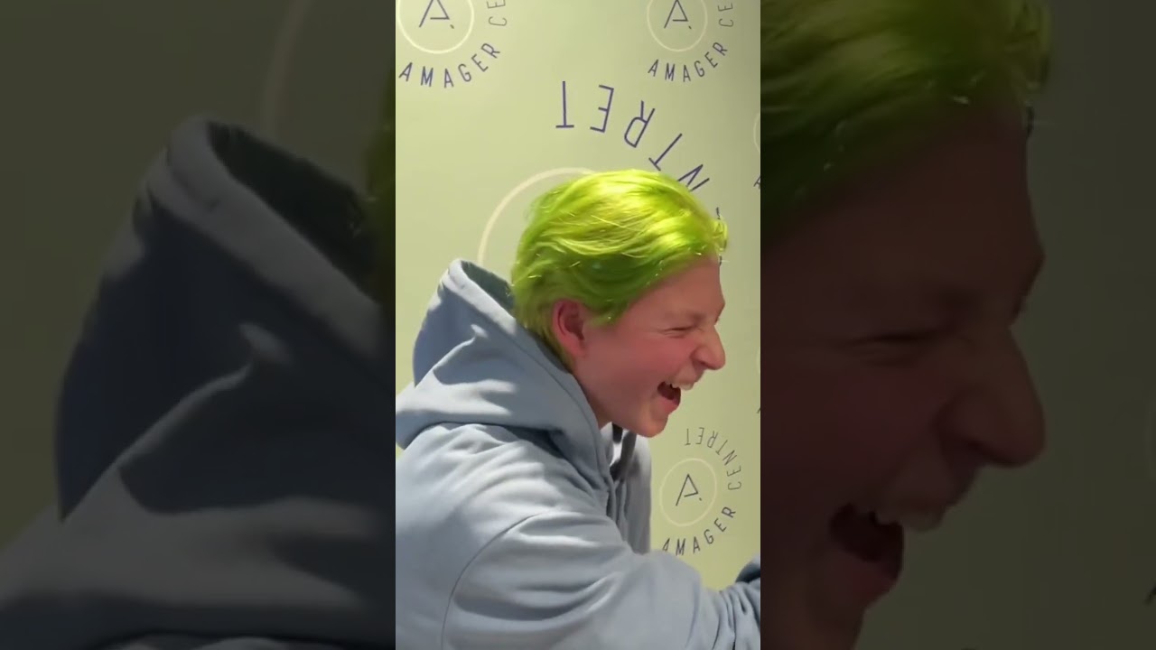 Alexander Husum og Zebastian Bachs reaktion p&aring; mit gr&oslash;nne h&aring;r!