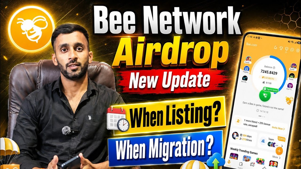 📌BEE NETWORK AIRDROP●NEW UPDATE✅️WHEN $BEE LISTING? WHEN MIGRATION?