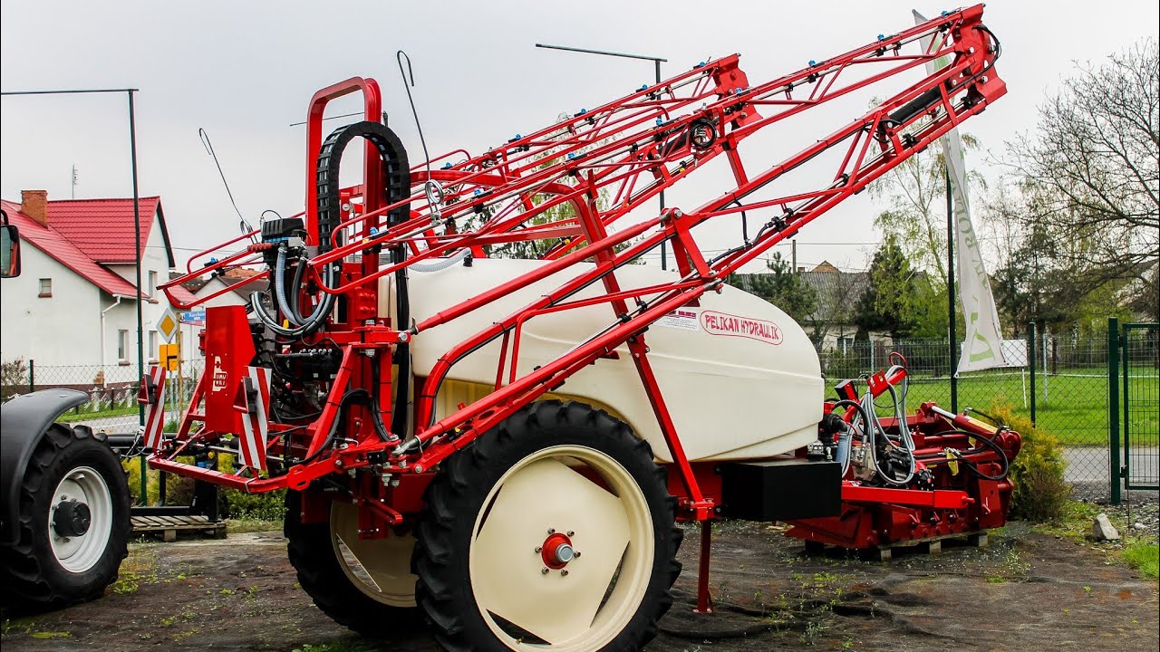 BURY PELIKAN HYDRAULIK 1500L | Uruchomienie opryskiwacza ciąganego | Dudpol Agro