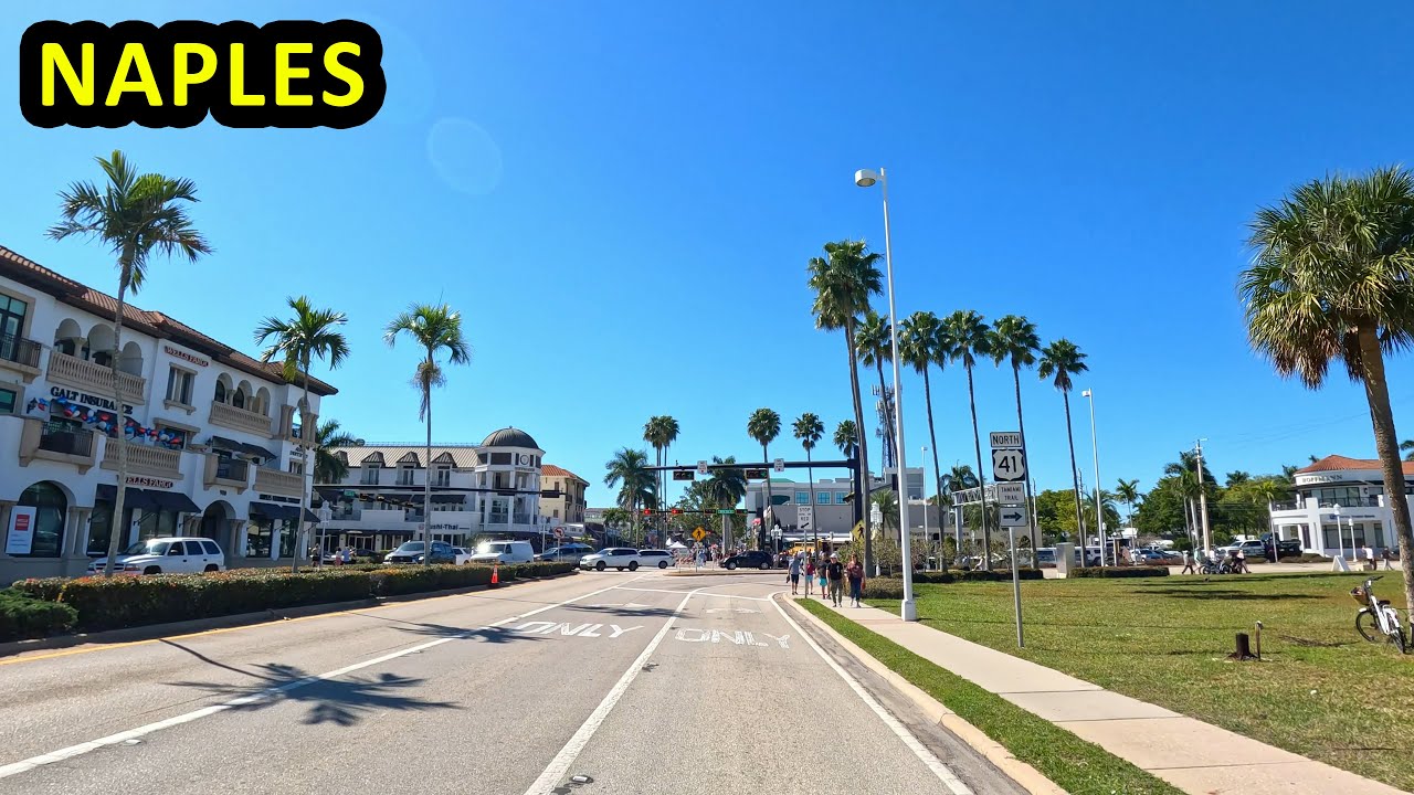 Naples Florida Driving Through