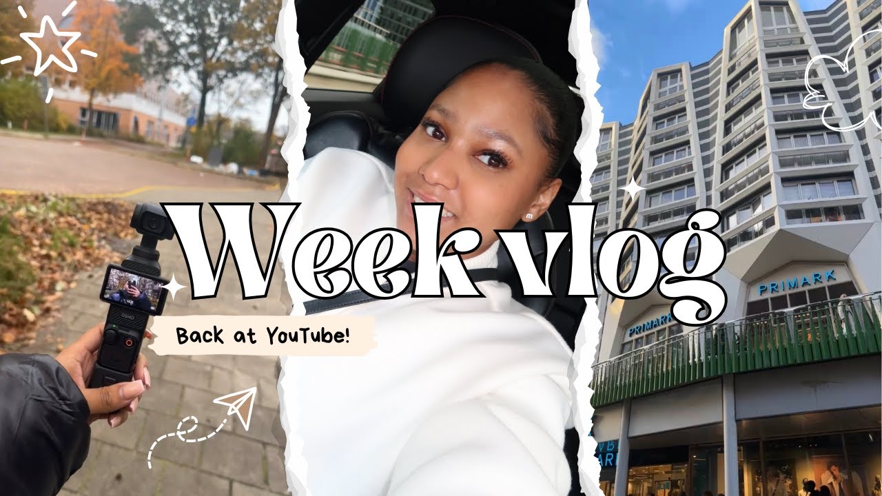 IK BEN TERUG OP YOUTUBE! WEEKVLOG 1 #vlog27