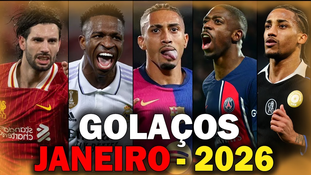 Os GOLS mais BONITOS de JANEIRO 2026