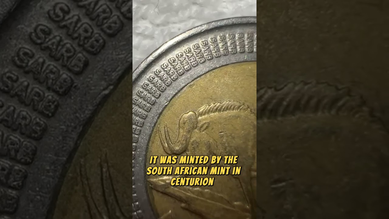 Rare 2007 South African 5 Rand coin with mint error. Kindly subscribe and thanks for watching. 