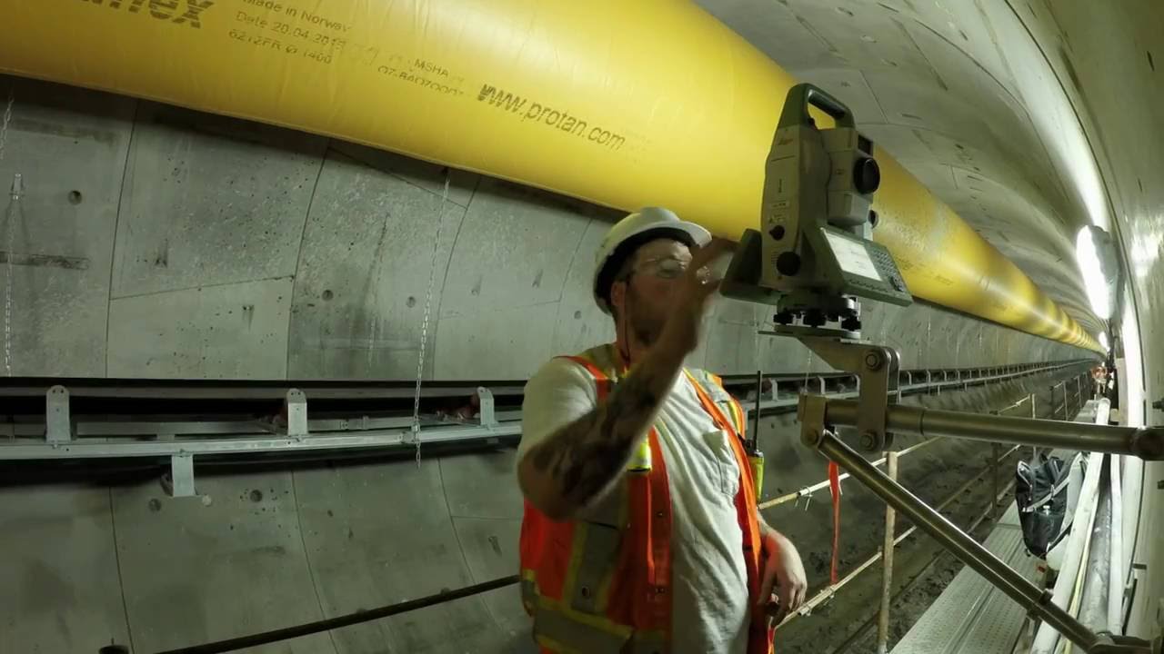 Engineering surveys in the Metrolinx tunnel [Monteith&Sutherland]