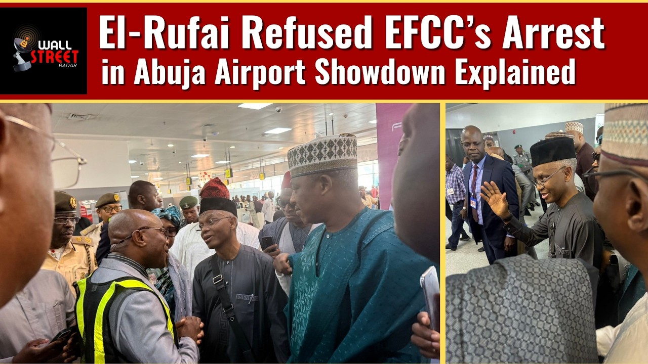 Breaking: El-Rufai Airport Showdown in Abuja Sparks Arrest Claims