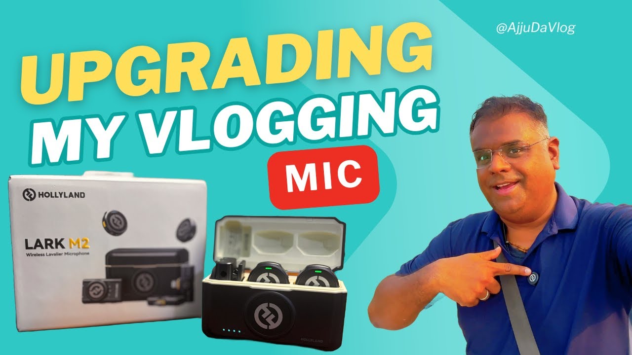 Upgrading to Hollyland Lark M2 Wireless Mic from Ganesh Ganj Market | Lucknow Vlog | AjjuDaVlog 🎥