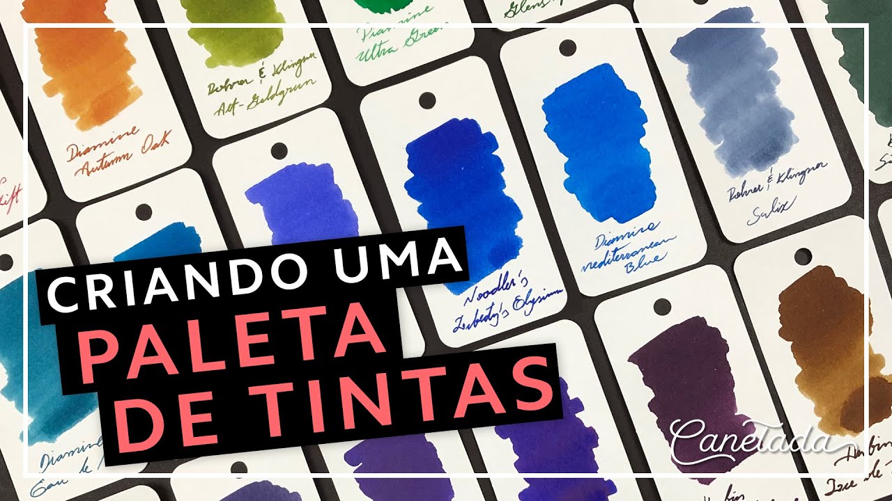 Catalogando tintas de canetas-tinteiro