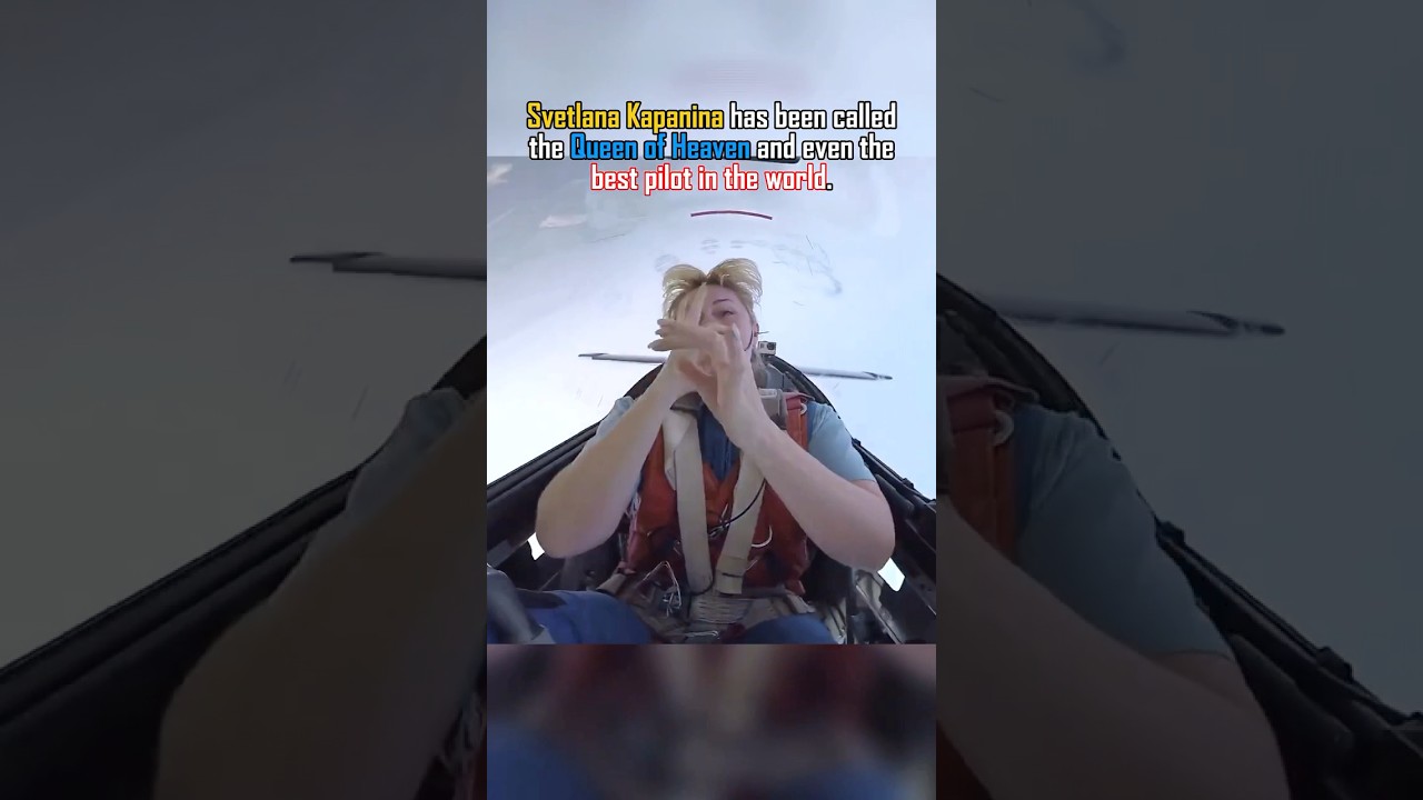 😱💯🇺🇸Svetlana Kapanina has been called the Queen of Heaven and even the best pilot in the world.