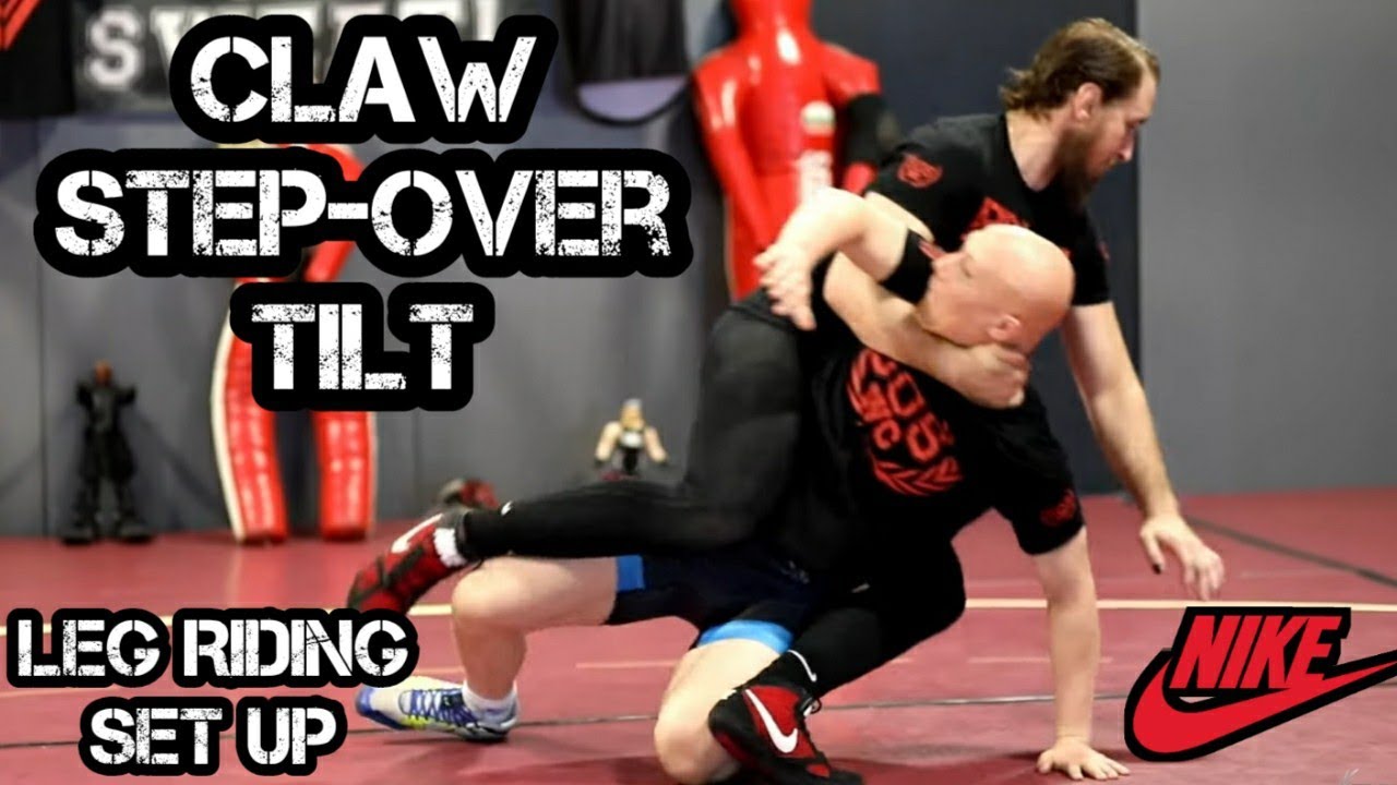 How to Turn with Leg Riding - Folkstyle Wrestling Tilt - Claw Step Over Tilt