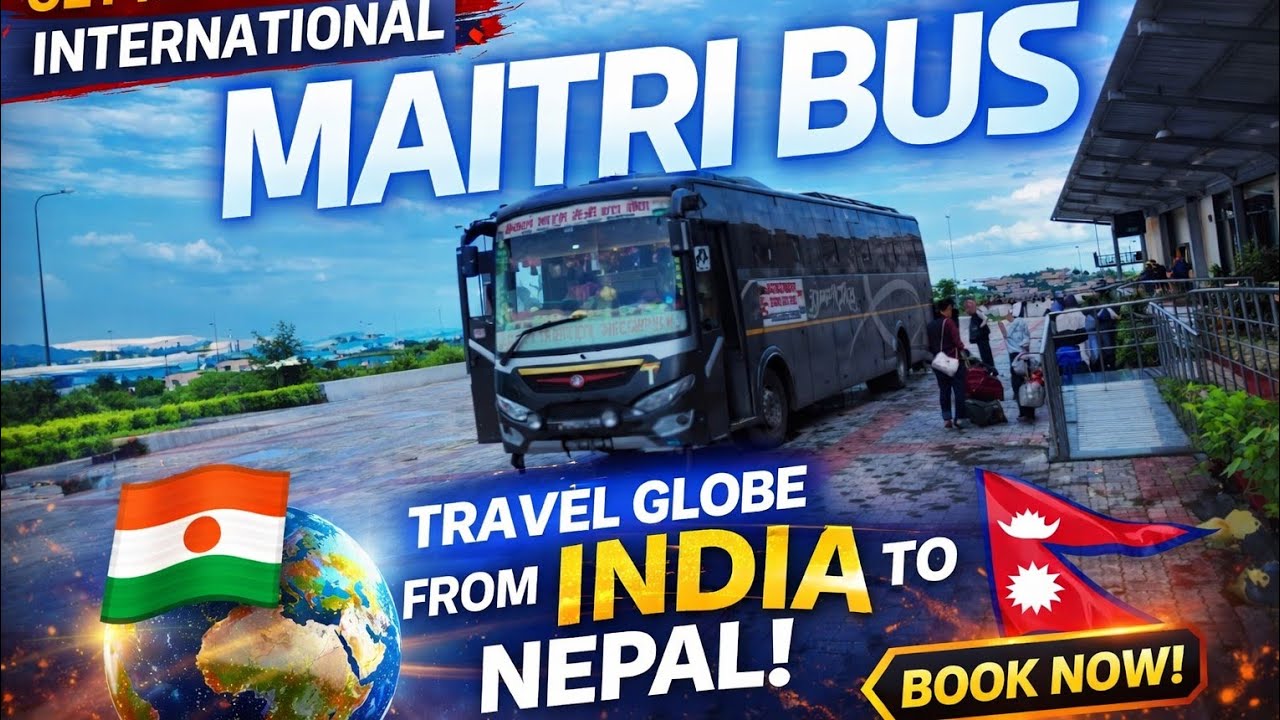 Indo-Nepal Maitri Bus Journey 🇮🇳 ➡️🇳🇵 | Dehradun to Nepal travel story