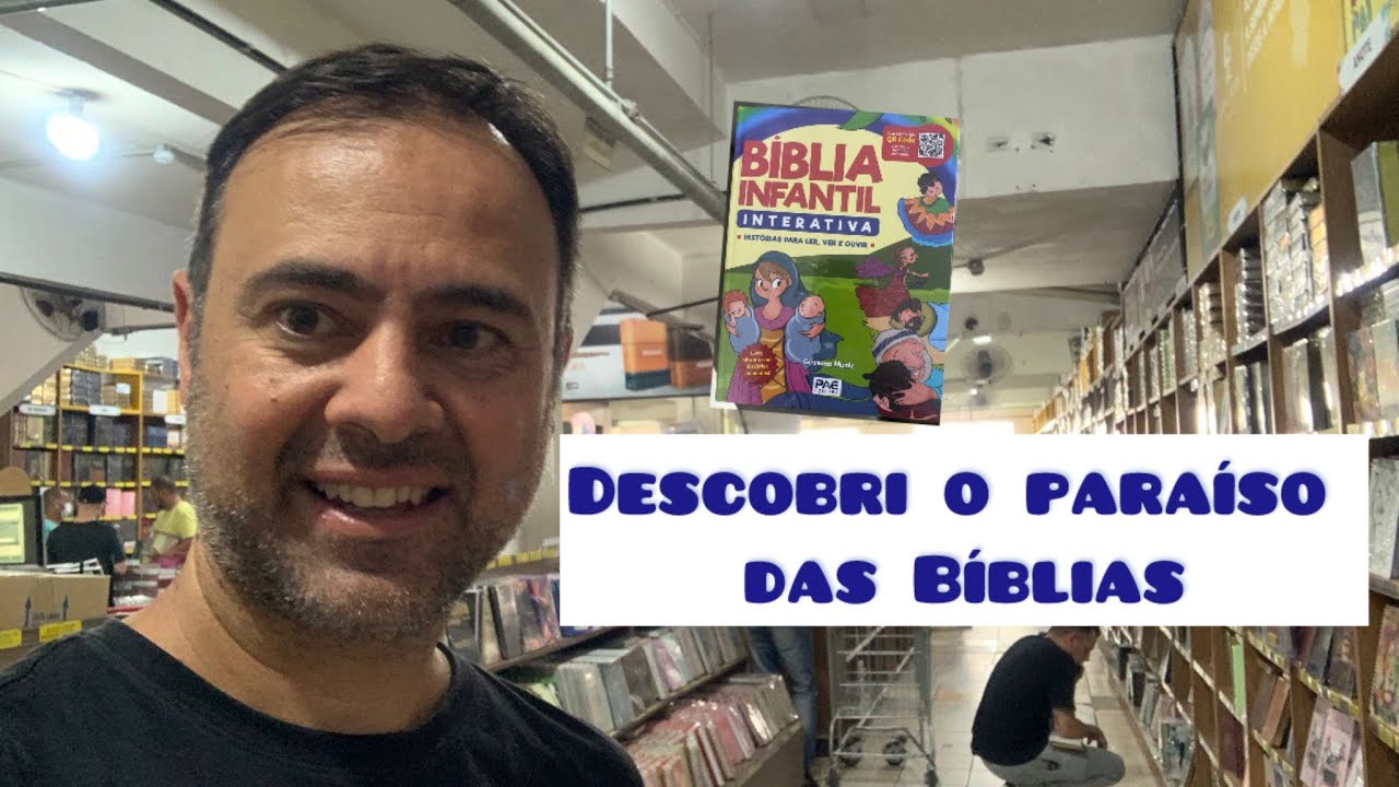 Mega loja de Bíblias na Sé em São Paulo.