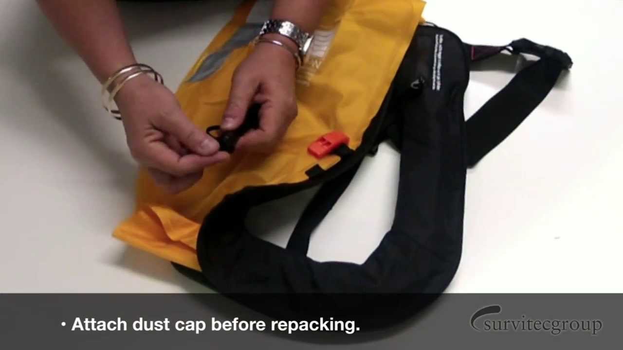 Checking, Inflating & Repacking Your Manual Inflatable PFD