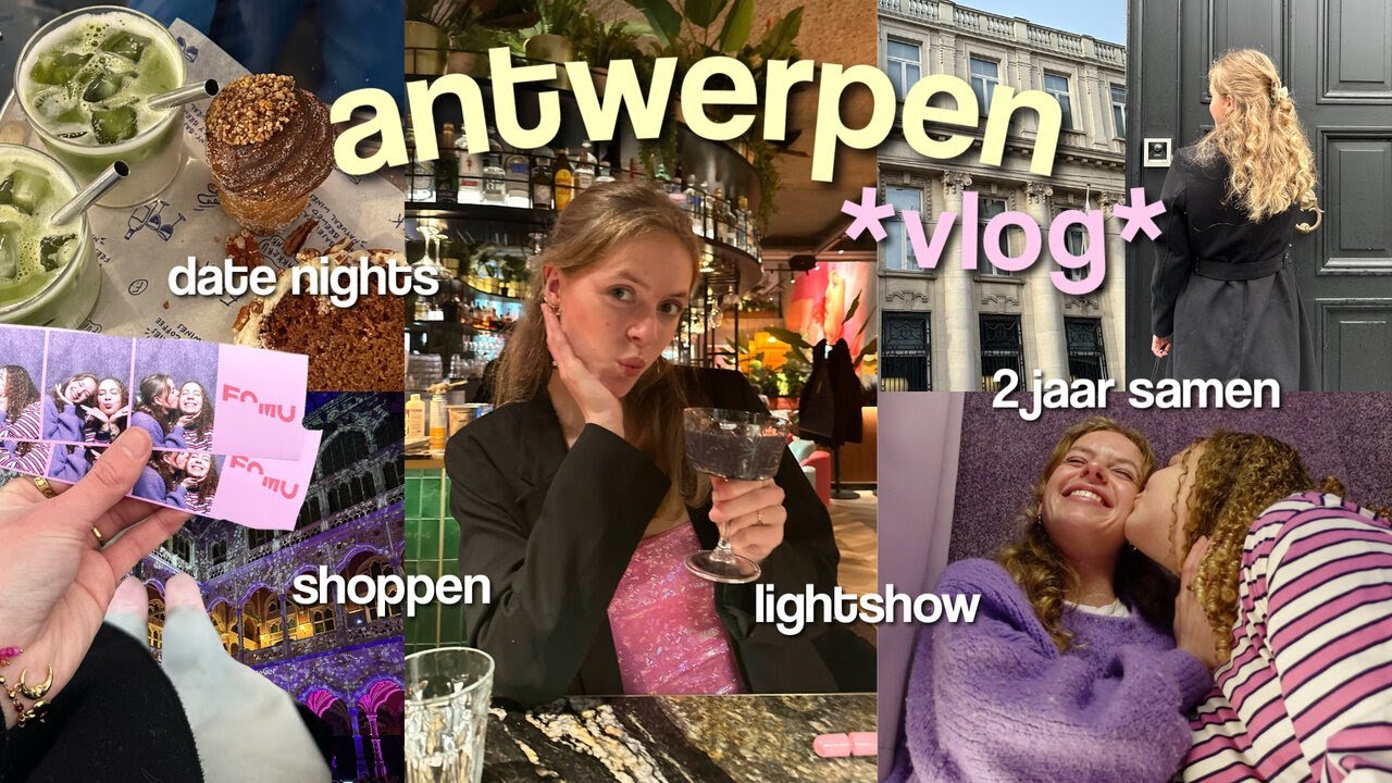 48 uur in ANTWERPEN: 2 jaar samen, date nights, light show, shoppen en meer ♡