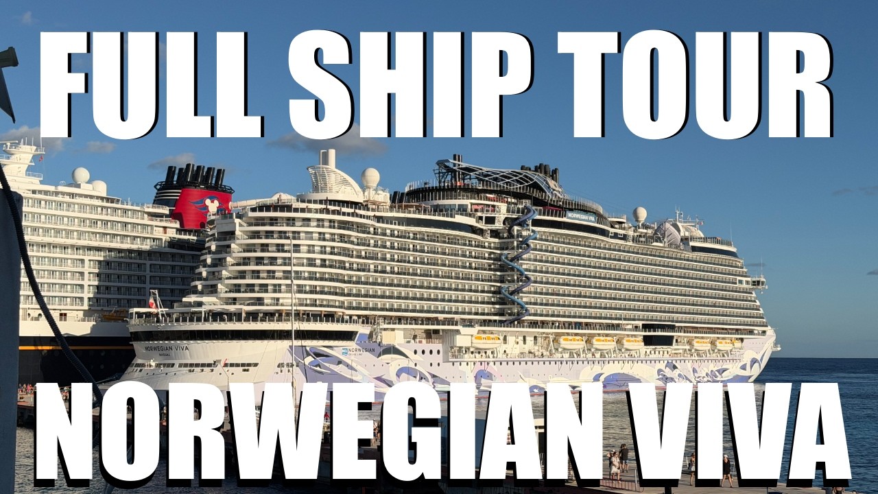Экскурсия по лайнеру Norwegian Viva 🚢 | Обзор лайнера класса Prima от NCL (еда, бассейны, спидвей...