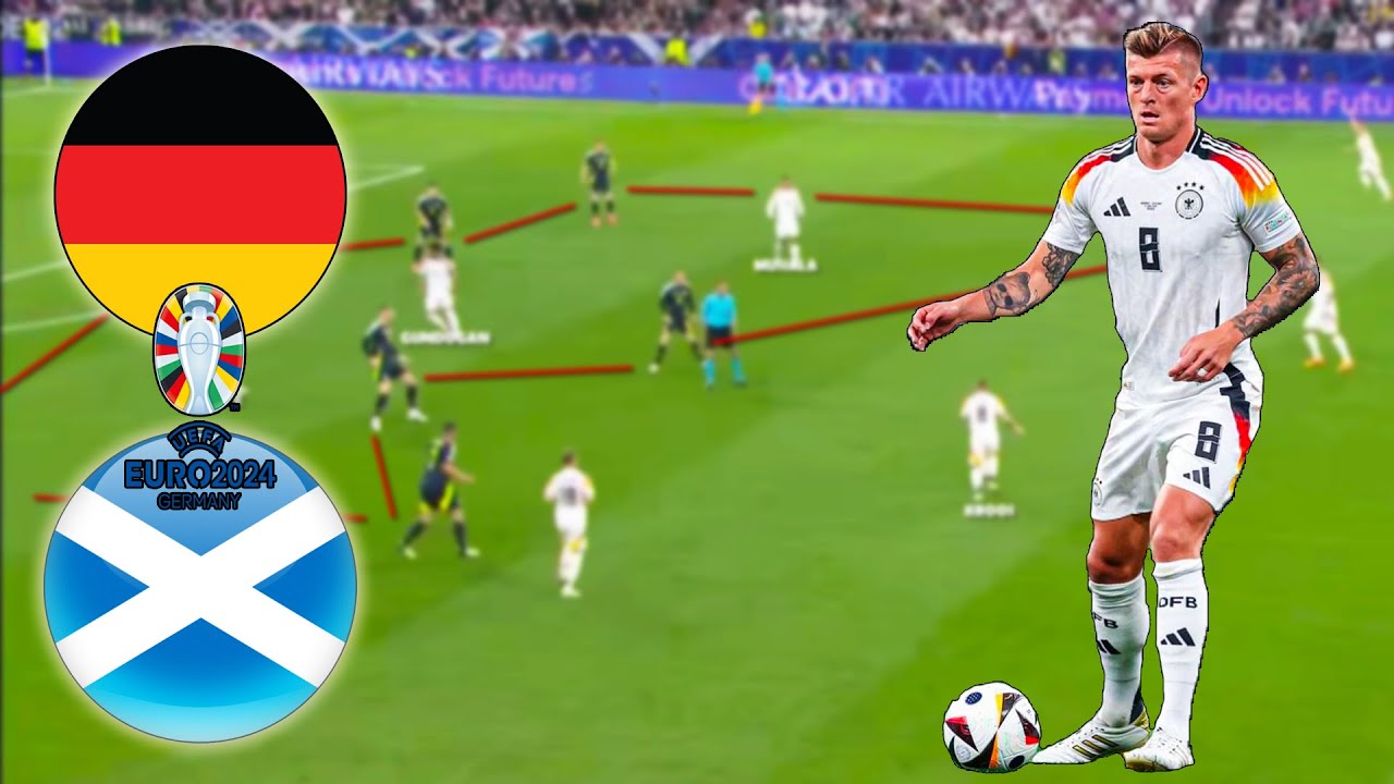 Toni Kroos gobernando Alemania vs Escocia en la Eurocopa 2024 | Análisis