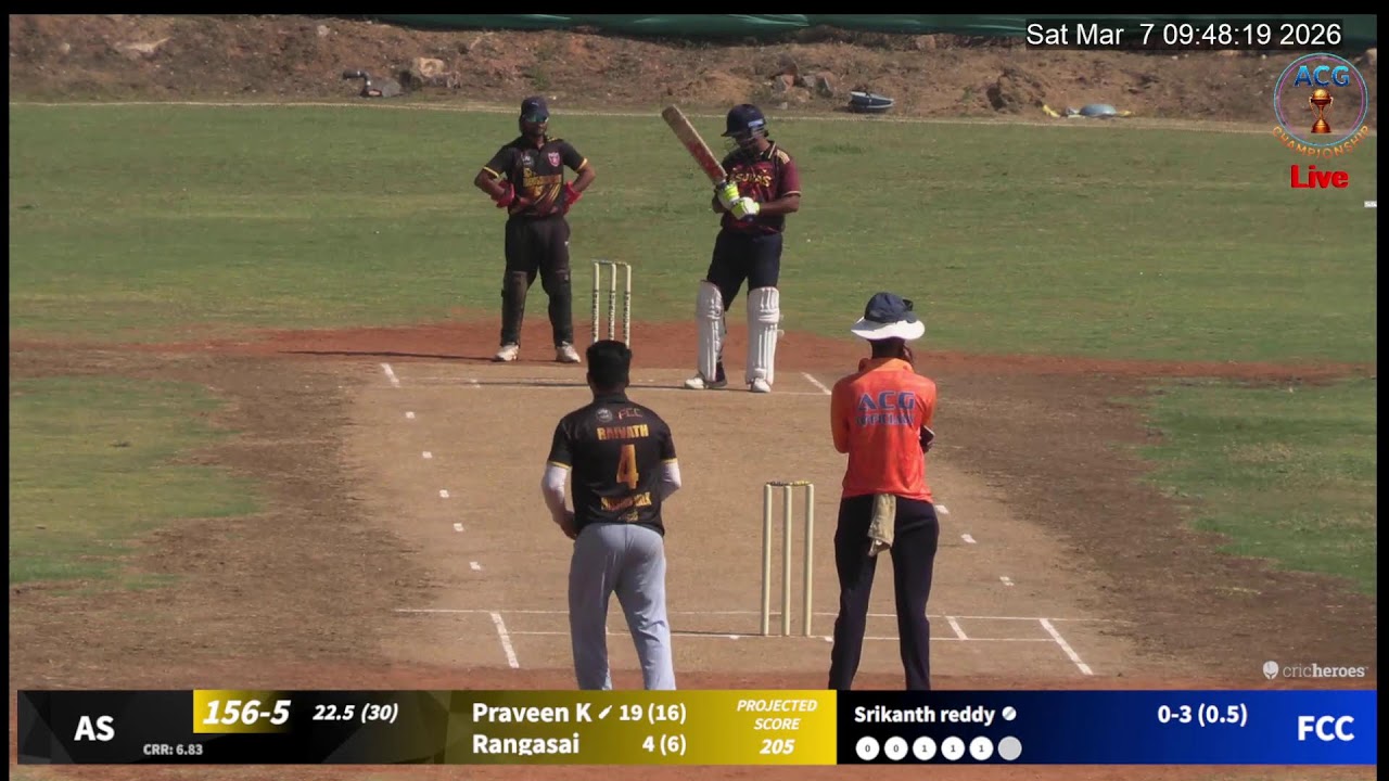 ACG T30 CHAMPIONSHIP EDITION 11 : ASURAS V/S FRIENDS CRICKET CLUB (FCC)