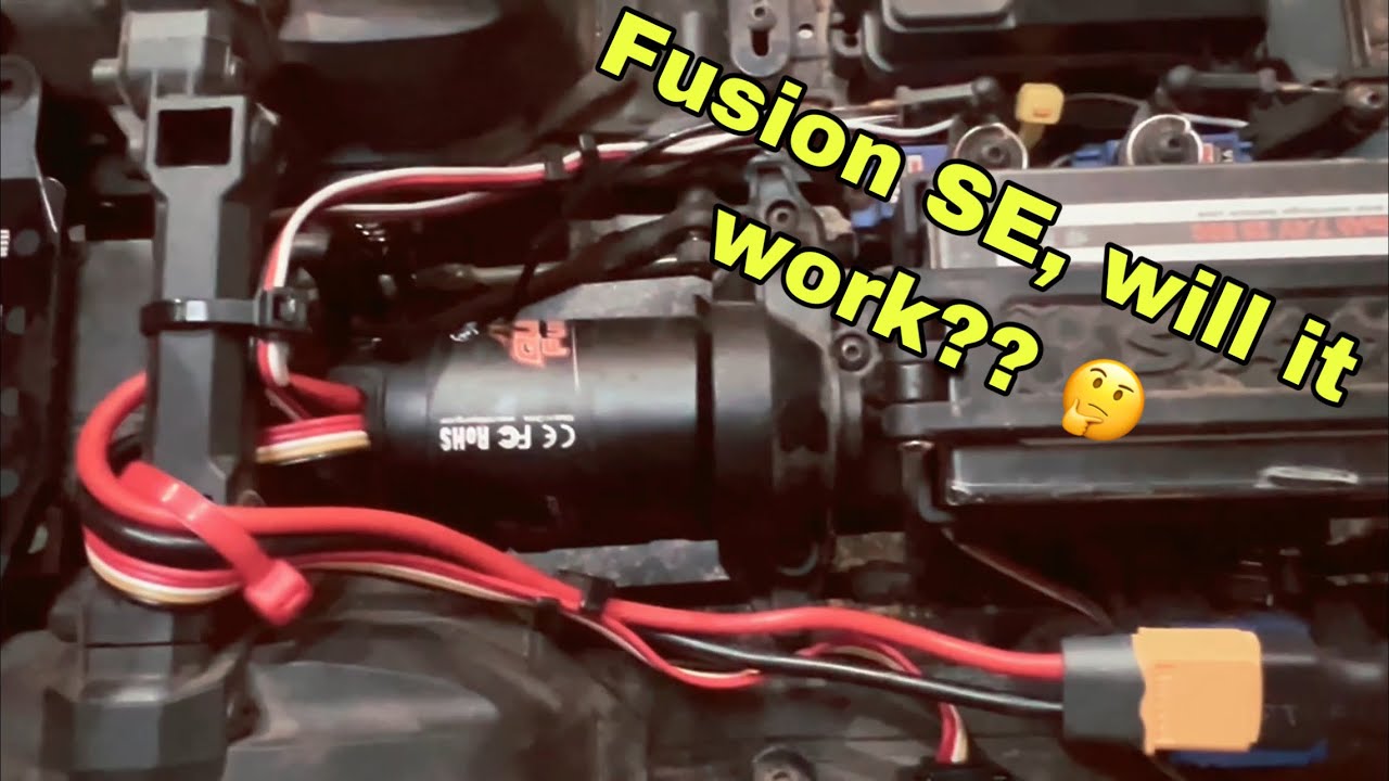 Fitting the Hobbywing Fusion SE Brushless crawler motor in the TRX4 High Trail and testing it