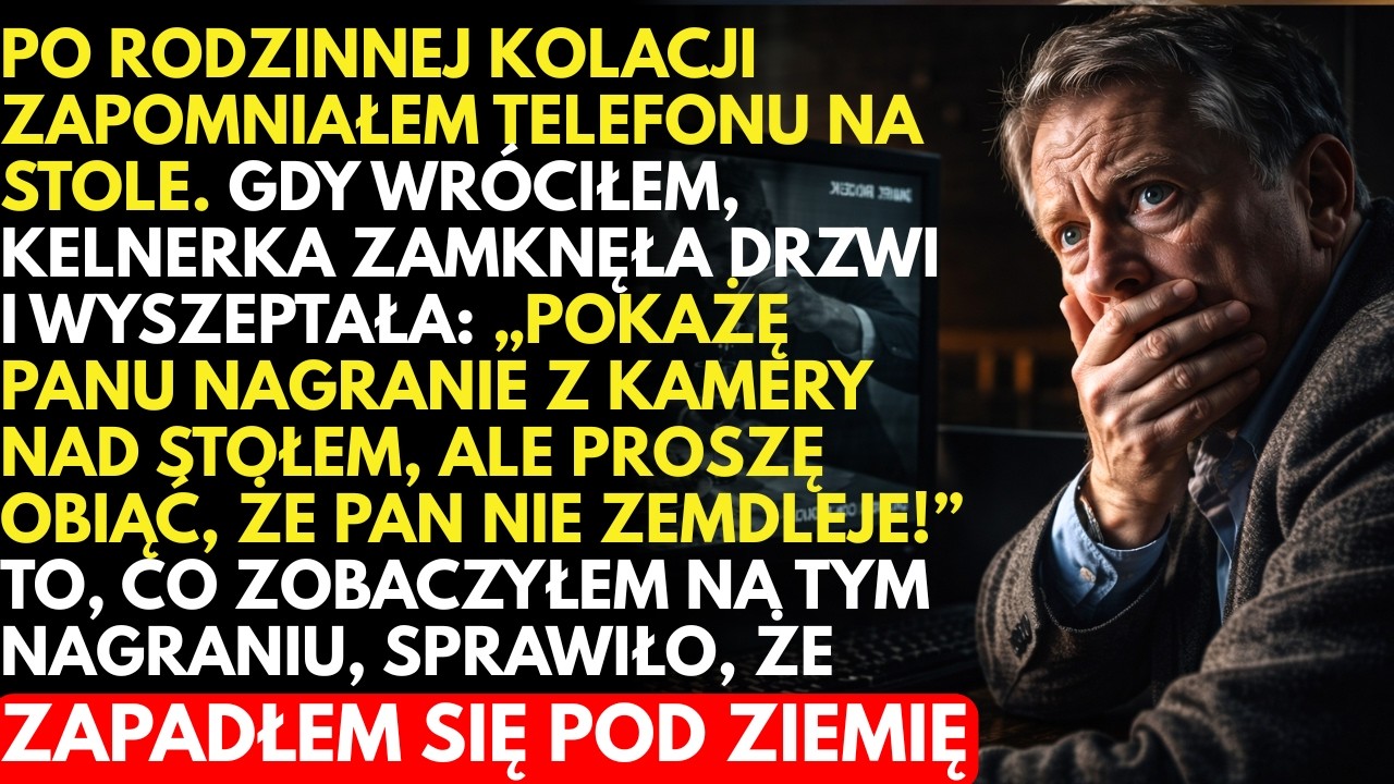 Kiedy wychodziłem, kelnerka ZAMKNĘŁA drzwi i wyszeptała:«Proszę, obiecaj,że nie zemdlejesz!» A POTEM