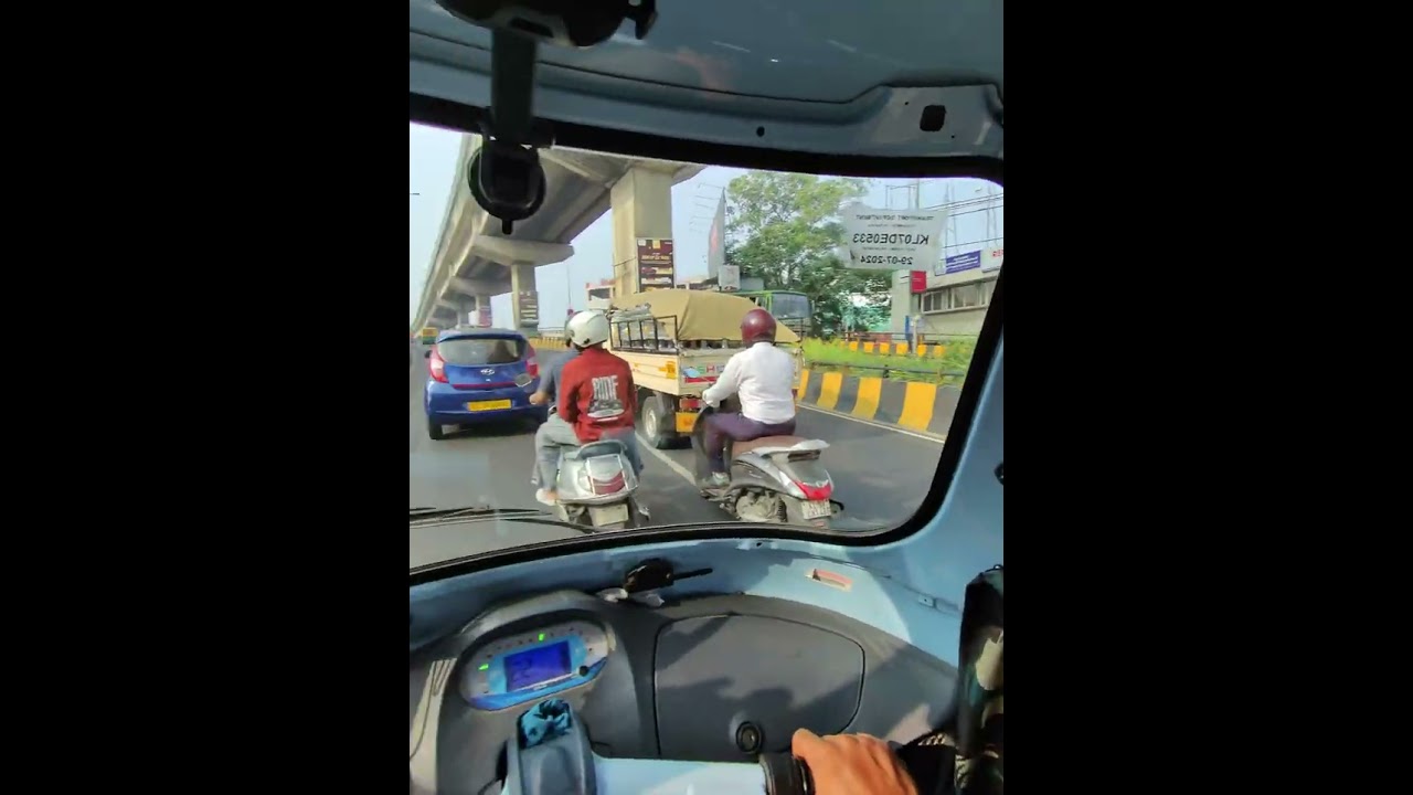 Uber/Rapido Auto Riding at kochi recorded with Rayban Meta gen 1 glass 