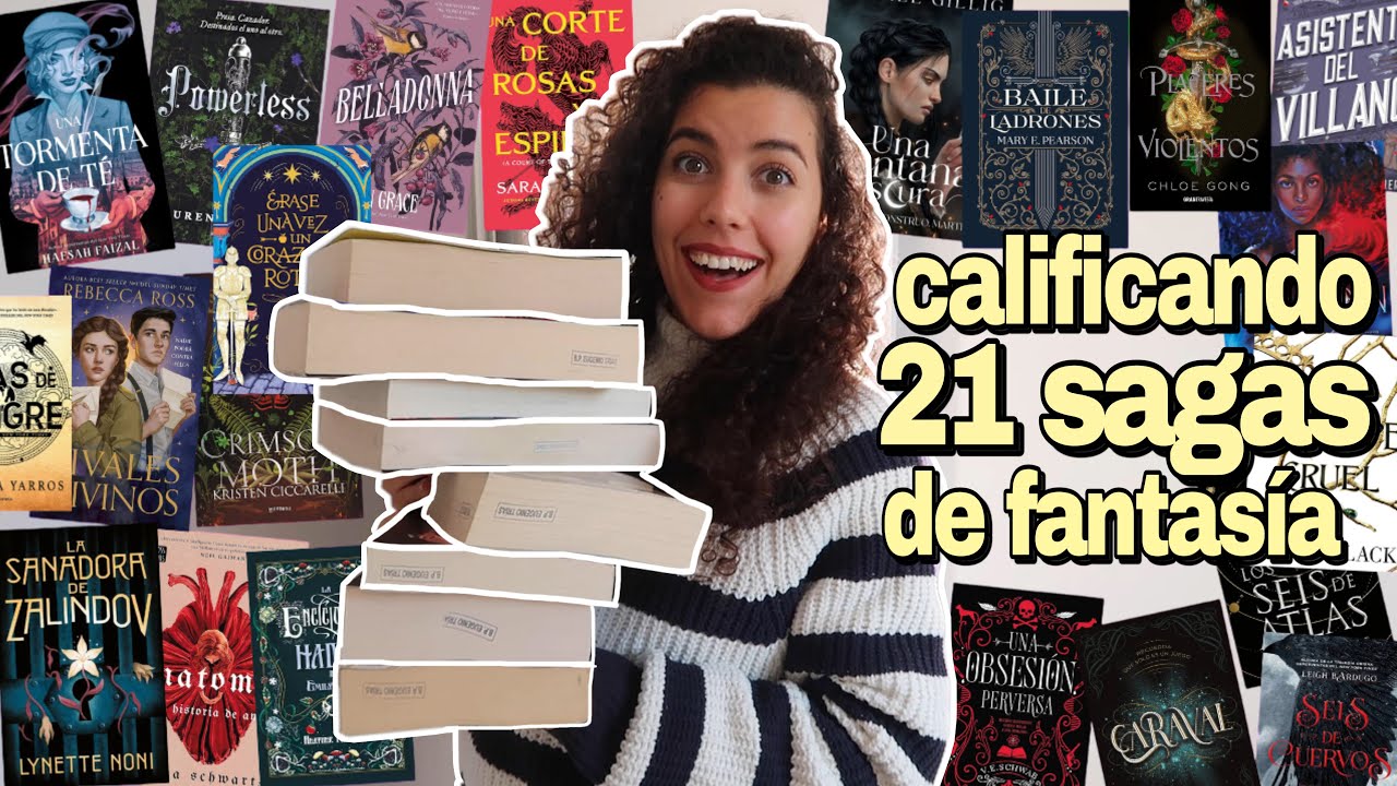 calificando TODAS las 21 sagas de fantasía que he leído 📚🧚‍♀️✨🗡️ las mejores y las que no continuaré