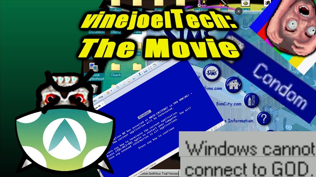 [Vinesauce] Joel - Secret Windows 98 Destruction (Sims COOL EDITION)