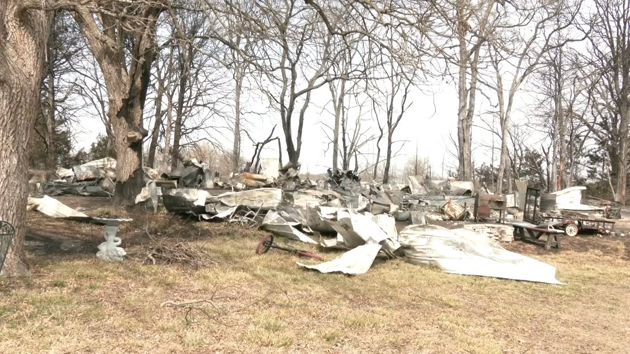 Fannin County family faces wildfire loss