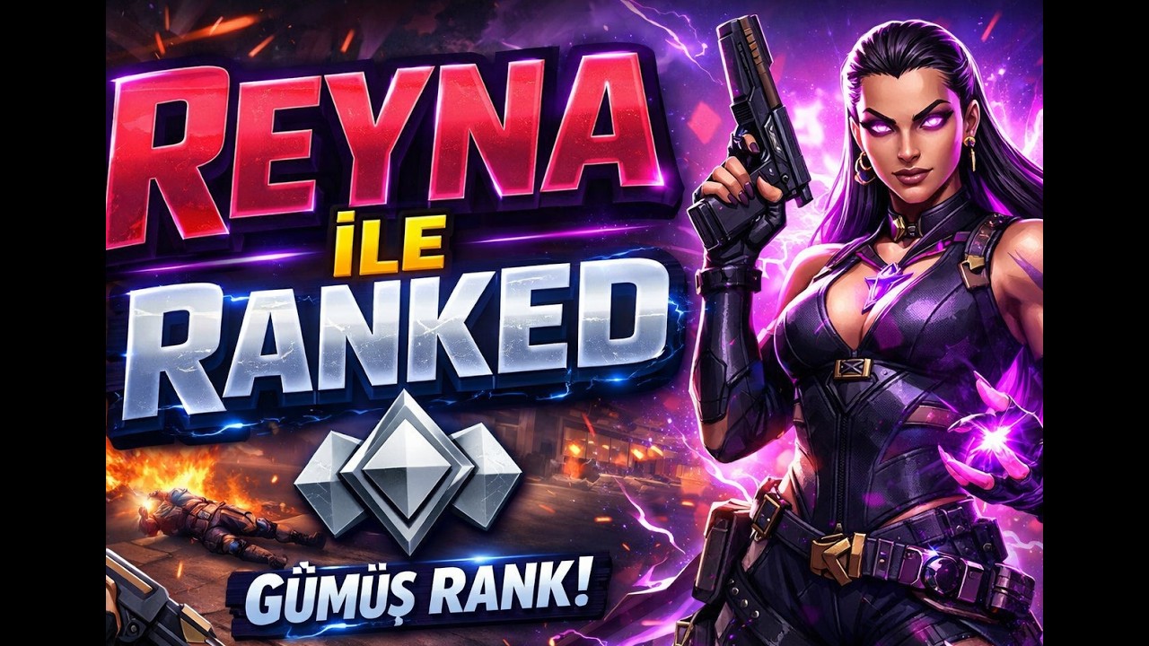 REYNA İLE RANK KASARKEN TAKIMIMA (HİLE GELDİ)@valorant