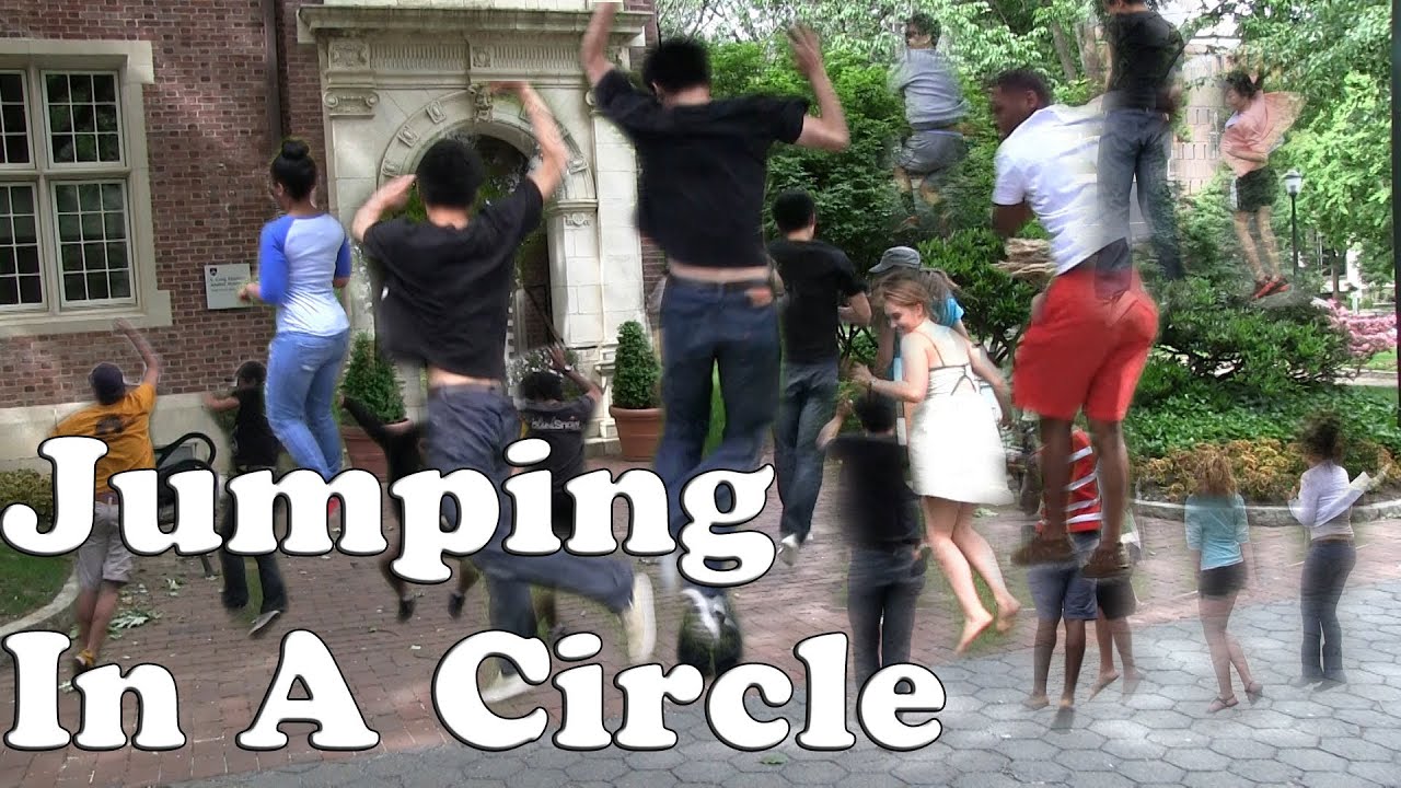 Jumping with people (UPenn) - Embracing Our Inner Child - Jerry Liu