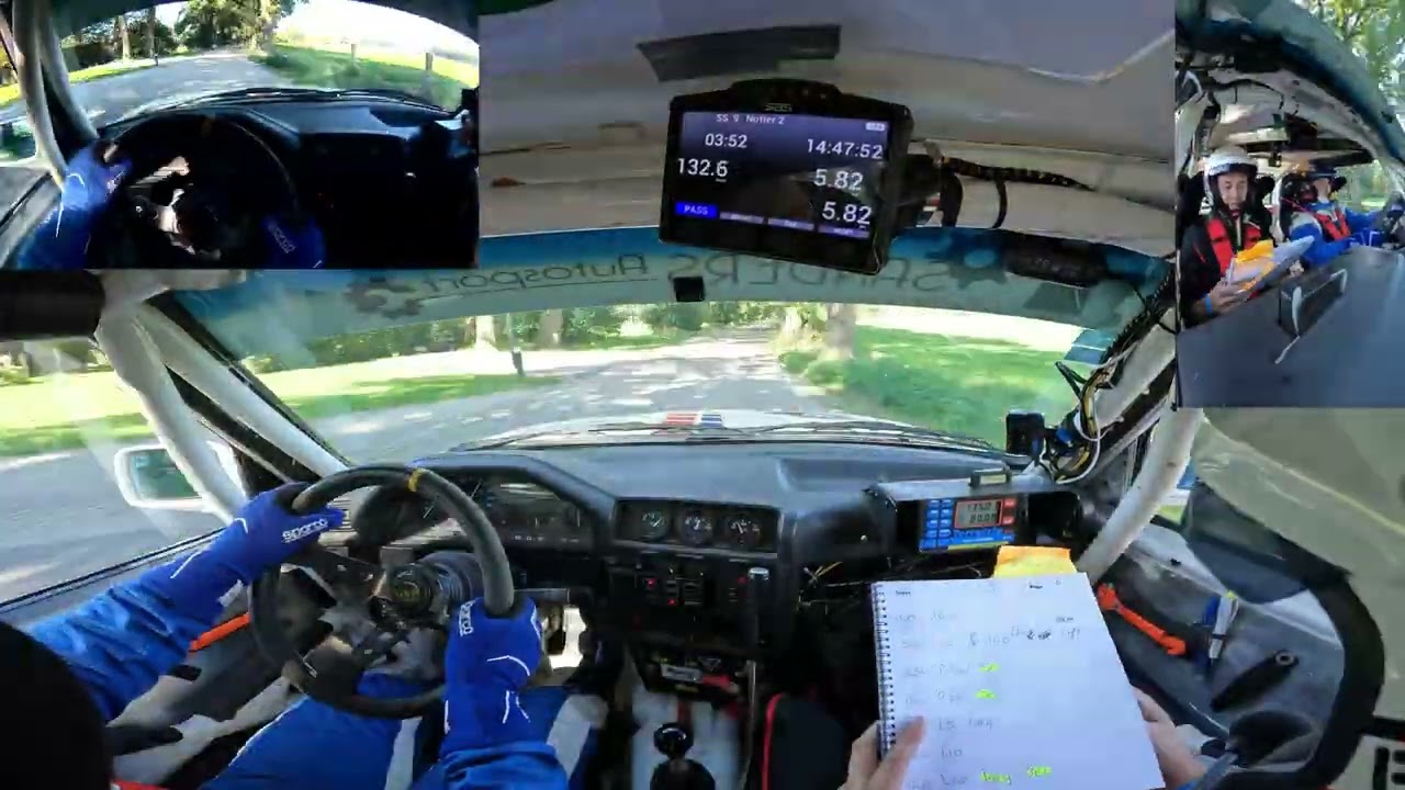 Eurol Historic Hellendoorn rally 2024 SS3. Michiel Sanders - Bram Schraven