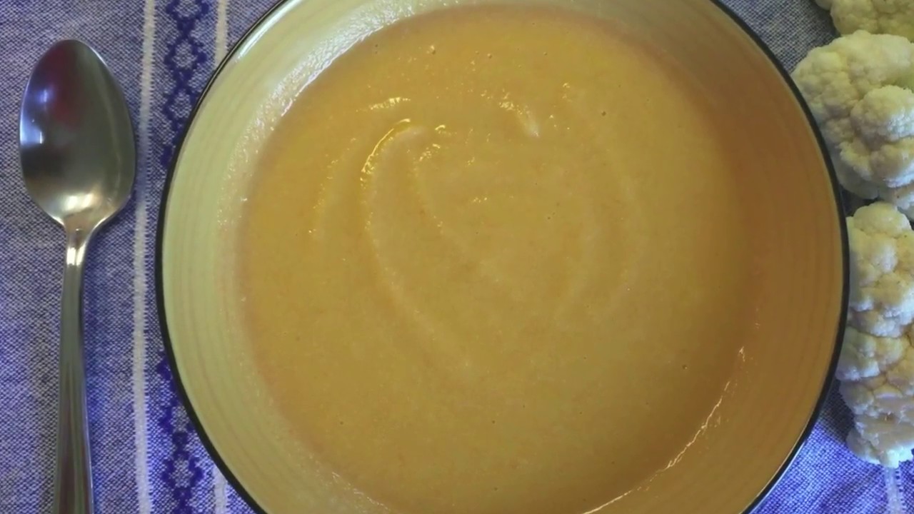 CREMA DE COLIFLOR (vegana) -Recetas Nutritivas-HECHOxMAMÁ