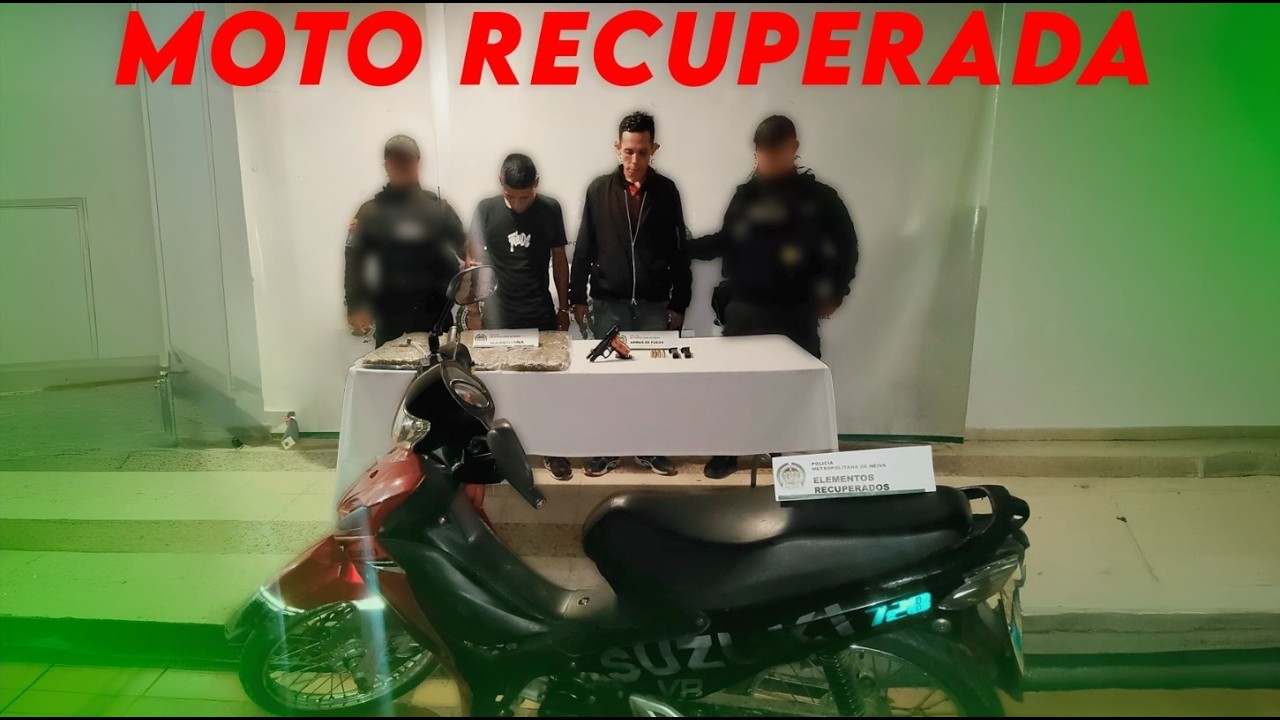 DOS CAPTURADOS | ARMA Y ESTUPEFACIENTES INCAUTADOS