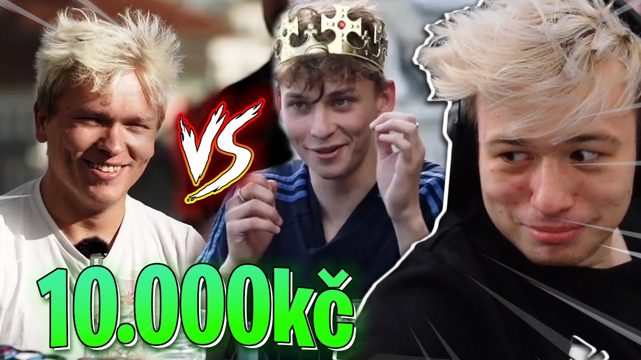 Nabízel mu 10.000kč za PROHRU! | Kluk s kamením vs Rošťák Svobík - Clash of the Stars