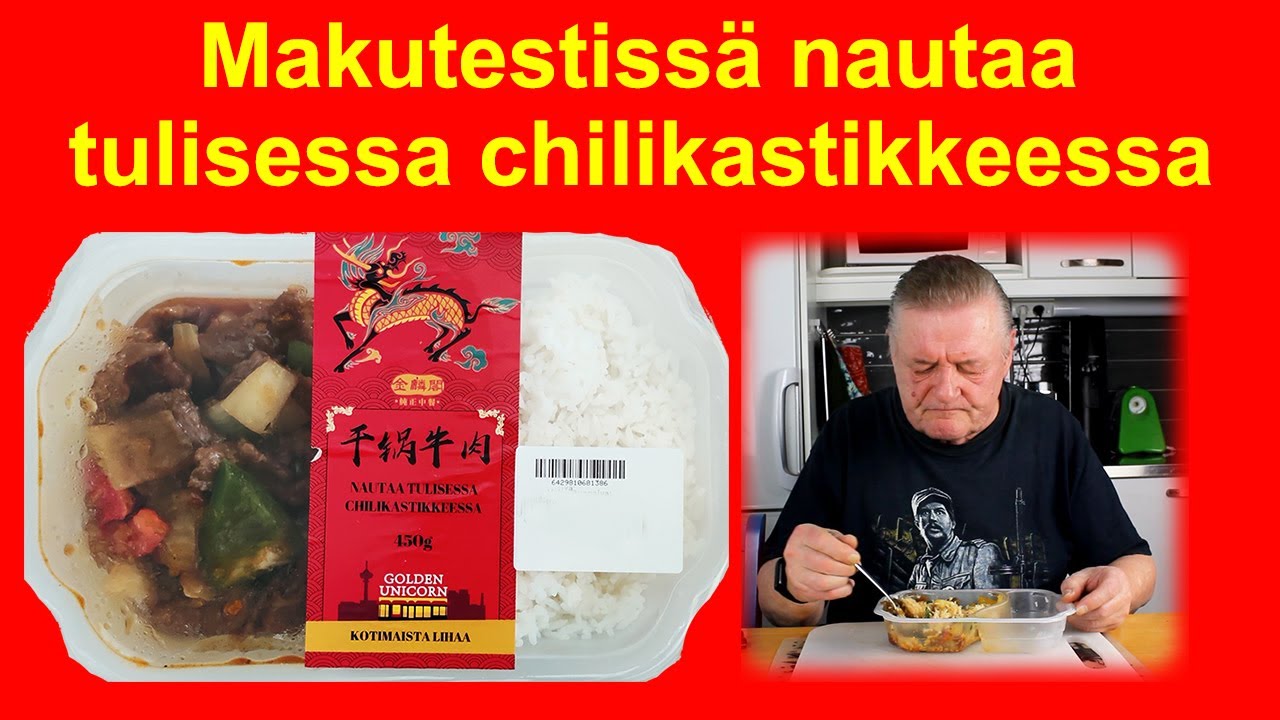 Makutestissä nautaa tulisessa chilikastikkeessa