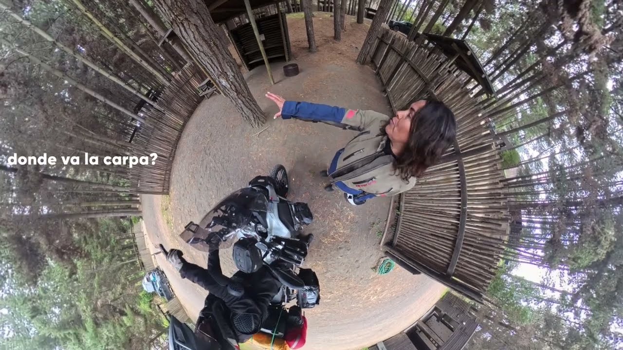 &iexcl;Nadie dijo que ser&iacute;a f&aacute;cil! Acampar en Moto. disfrutar de el aire libre y naturaleza