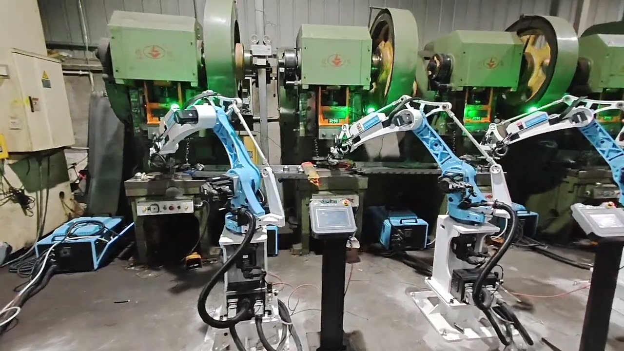 Unlock High-Performance Manufacturing with Our Stamping Robot & Gear Punch Press Solution ⚙️🤖