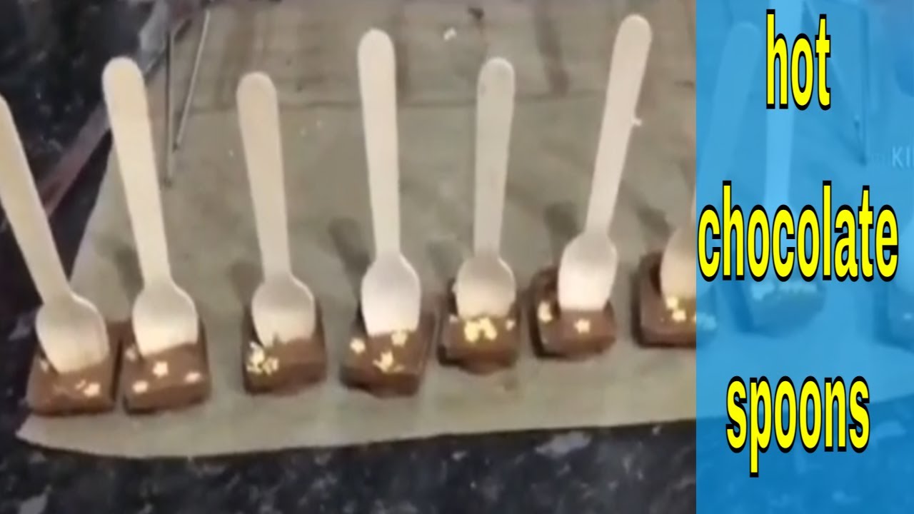 How to make hot chocolate spoons [chocolate stirrers]